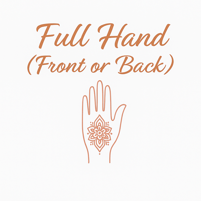 Full Hand (Front or Back)
