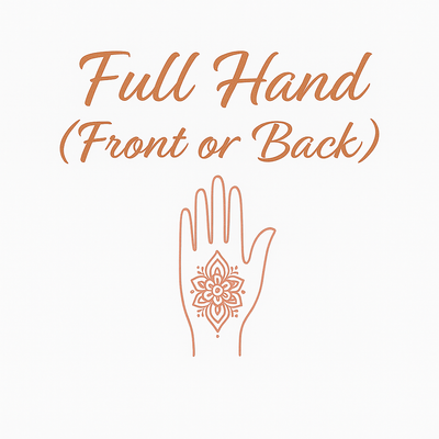 Full Hand (Front or Back)