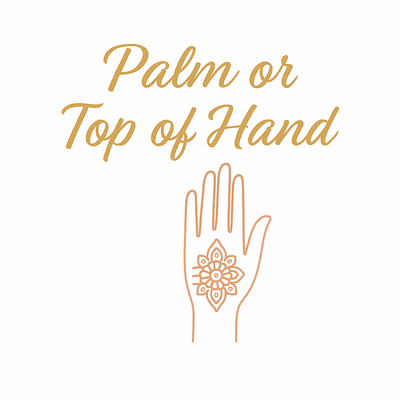 Palm or Top of Hand